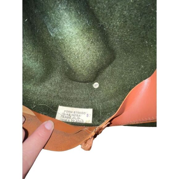 A. Breiter Monchen Fedora Green Feather German Hat Velour Octoberfest Hausmarke - Picture 6 of 6